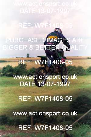 Photo: W7F1408-05 ActionSport Photography 13/07/1997 AMCA Marshfield MXC  _2_125-750Seniors #44