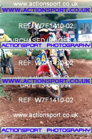 Photo: W7F1410-02 ActionSport Photography 13/07/1997 AMCA Marshfield MXC  _3_125Experts #24