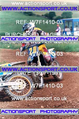 Photo: W7F1410-03 ActionSport Photography 13/07/1997 AMCA Marshfield MXC  _3_125Experts #20