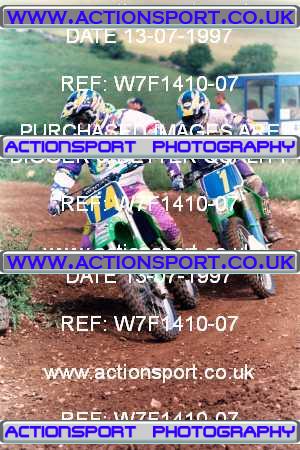 Photo: W7F1410-07 ActionSport Photography 13/07/1997 AMCA Marshfield MXC  _3_125Experts #74