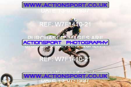 Photo: W7F1410-21 ActionSport Photography 13/07/1997 AMCA Marshfield MXC  _3_125Experts #40
