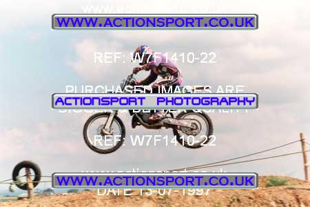 Photo: W7F1410-22 ActionSport Photography 13/07/1997 AMCA Marshfield MXC  _3_125Experts #43