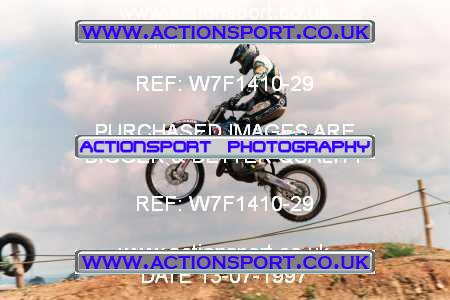 Photo: W7F1410-29 ActionSport Photography 13/07/1997 AMCA Marshfield MXC  _3_125Experts #22
