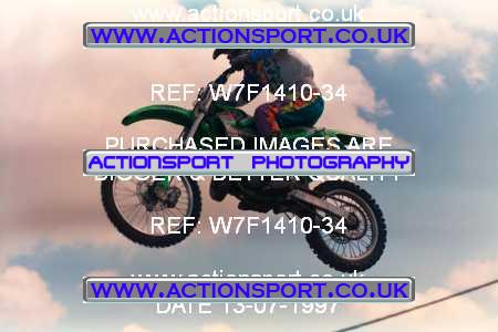 Photo: W7F1410-34 ActionSport Photography 13/07/1997 AMCA Marshfield MXC  _3_125Experts #74