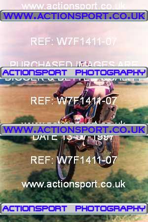 Photo: W7F1411-07 ActionSport Photography 13/07/1997 AMCA Marshfield MXC  _3_125Experts #43