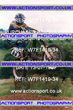 Photo: W7F1419-34 ActionSport Photography 13/07/1997 AMCA Marshfield MXC  _5_250-750Experts #63