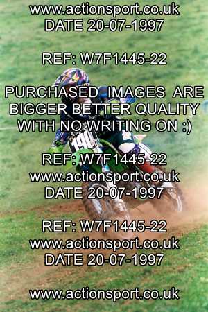 Photo: W7F1445-22 ActionSport Photography 20/07/1997 AMCA Street Tor West MC [Junior Team Race] - Launcherley _1_JuniorsGroup1 #190
