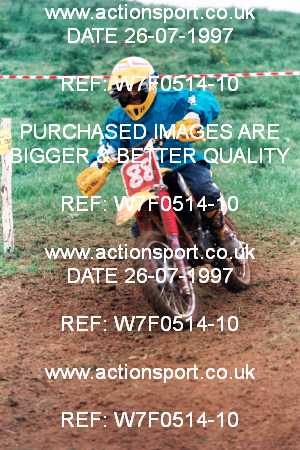 Photo: W7F0514-10 ActionSport Photography 26/07/1997 Corsham SSC Masters of Motocross _3_80s #88