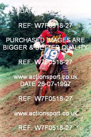 Photo: W7F0518-27 ActionSport Photography 26/07/1997 Corsham SSC Masters of Motocross _5_Seniors #49