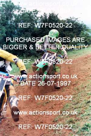 Photo: W7F0520-22 ActionSport Photography 26/07/1997 Corsham SSC Masters of Motocross _6_Adults #14