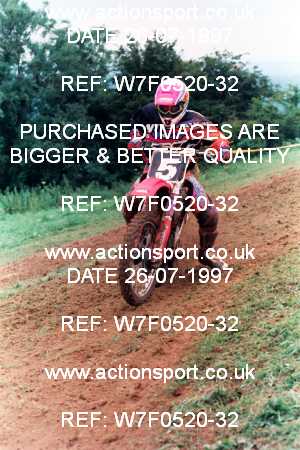 Photo: W7F0520-32 ActionSport Photography 26/07/1997 Corsham SSC Masters of Motocross _6_Adults #5