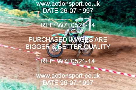 Photo: W7F0521-14 ActionSport Photography 26/07/1997 Corsham SSC Masters of Motocross _6_Adults #14