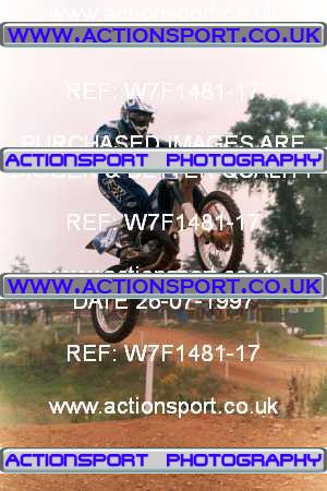 Photo: W7F1481-17 ActionSport Photography 26/07/1997 YMSA Supernational - Wildtracks _5_Schoolboy125s #49