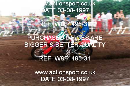 Photo: W8F1495-31 ActionSport Photography 3,4/08/1997 ACU BYMX Cambridge Junior SC Cat Finning Youth International - Mildenhall  _3_80s #13