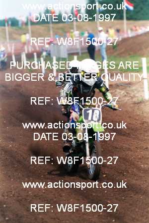 Photo: W8F1500-27 ActionSport Photography 3,4/08/1997 ACU BYMX Cambridge Junior SC Cat Finning Youth International - Mildenhall  _4_60s #18