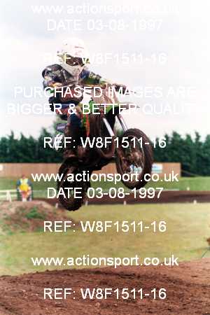Photo: W8F1511-16 ActionSport Photography 3,4/08/1997 ACU BYMX Cambridge Junior SC Cat Finning Youth International - Mildenhall  _4_60s #18