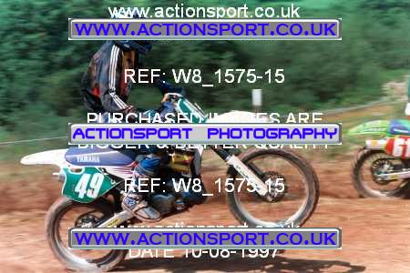 Photo: W8_1575-15 ActionSport Photography 10/08/1997 AMCA Raglan MXC [125 250 750cc Championships] - The Hendre  _4_Seniors #49