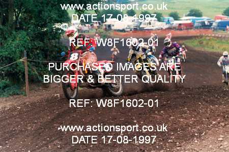 Photo: W8F1602-01 ActionSport Photography 17/08/1997 AMCA Moseley MXC - Brownhills  _3_250-750Juniors #9990