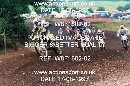 Photo: W8F1602-02 ActionSport Photography 17/08/1997 AMCA Moseley MXC - Brownhills  _3_250-750Juniors #9990