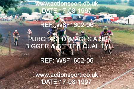 Photo: W8F1602-06 ActionSport Photography 17/08/1997 AMCA Moseley MXC - Brownhills  _3_250-750Juniors #9990