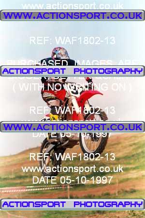 Photo: WAF1802-13 ActionSport Photography 05/10/1997 AMCA Ollerton MXC [250 Qualifiers] - Bevercotes _3_250Qualifiers #92