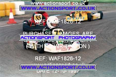 Photo: WAF1826-12 ActionSport Photography 12/10/1997 Hunts Kart Club - Kimbolton _3_Cadets #72