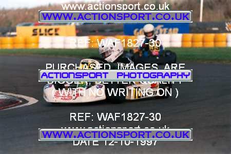Photo: WAF1827-30 ActionSport Photography 12/10/1997 Hunts Kart Club - Kimbolton _3_Cadets #72