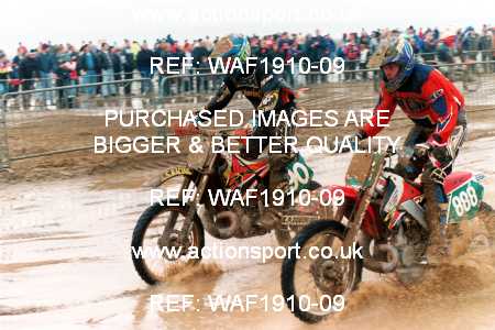 Photo: WAF1910-09 ActionSport Photography 25,26/10/1997 Weston Beach Race  _2_Sunday #888