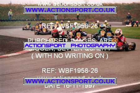 Photo: WBF1958-26 ActionSport Photography 16/11/1997 Shenington Kart Club _7_Cadets #33