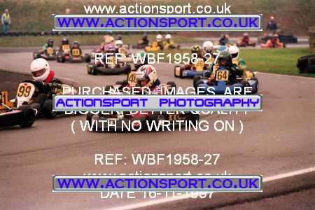 Photo: WBF1958-27 ActionSport Photography 16/11/1997 Shenington Kart Club _7_Cadets #33