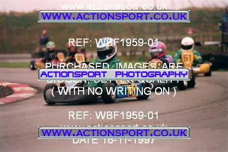 Photo: WBF1959-01 ActionSport Photography 16/11/1997 Shenington Kart Club _7_Cadets #23
