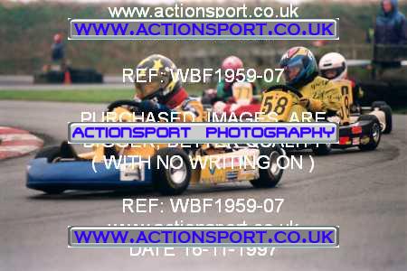 Photo: WBF1959-07 ActionSport Photography 16/11/1997 Shenington Kart Club _7_Cadets #58