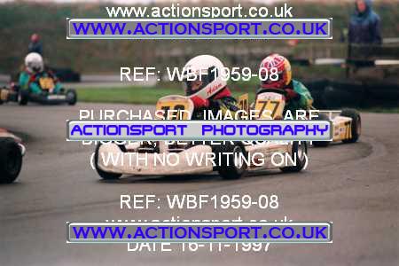 Photo: WBF1959-08 ActionSport Photography 16/11/1997 Shenington Kart Club _7_Cadets #70