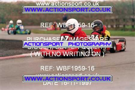Photo: WBF1959-16 ActionSport Photography 16/11/1997 Shenington Kart Club _7_Cadets #34