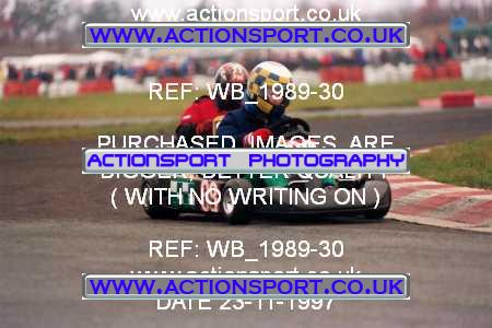 Photo: WB_1989-30 ActionSport Photography 23/11/1997 Manchester & Buxton Kart Club - Three Sisters, Wigan _1_SeniorTKM #68