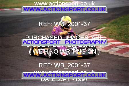 Photo: WB_2001-37 ActionSport Photography 23/11/1997 Manchester & Buxton Kart Club - Three Sisters, Wigan _7_Gearbox #77