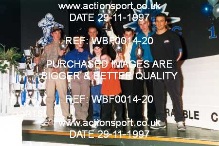 Photo: WBF0014-20 ActionSport Photography 29/11/1997 Portsmouth SSC 25th Anniversary Presentation _6_SpecialAwards-Groups