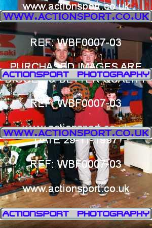 Photo: WBF0007-03 ActionSport Photography 29/11/1997 Sandwell Heathens SSC Presentation  _4_100s(Seniors)