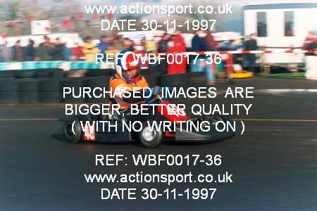 Photo: WBF0017-36 ActionSport Photography 30/11/1997 Dunkeswell Kart Club _4_SeniorTKM #48