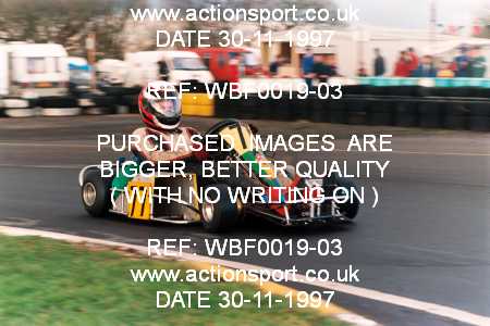 Photo: WBF0019-03 ActionSport Photography 30/11/1997 Dunkeswell Kart Club _5_Gearbox #77