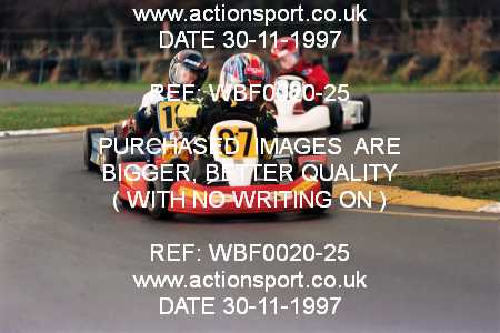 Photo: WBF0020-25 ActionSport Photography 30/11/1997 Dunkeswell Kart Club _1_Cadets #18