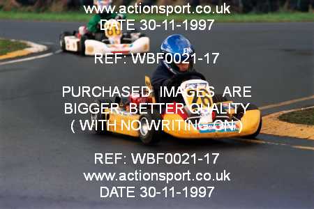 Photo: WBF0021-17 ActionSport Photography 30/11/1997 Dunkeswell Kart Club _1_Cadets #26