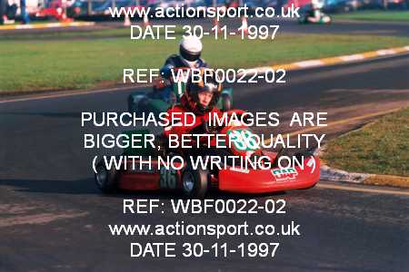 Photo: WBF0022-02 ActionSport Photography 30/11/1997 Dunkeswell Kart Club _3_Rookie #36