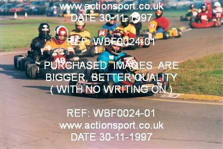 Photo: WBF0024-01 ActionSport Photography 30/11/1997 Dunkeswell Kart Club _4_SeniorTKM #48