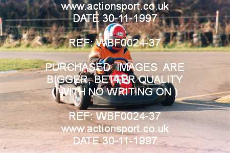 Photo: WBF0024-37 ActionSport Photography 30/11/1997 Dunkeswell Kart Club _4_SeniorTKM #48