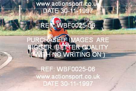 Photo: WBF0025-06 ActionSport Photography 30/11/1997 Dunkeswell Kart Club _4_SeniorTKM #48