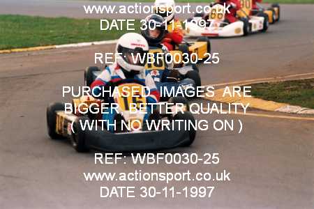 Photo: WBF0030-25 ActionSport Photography 30/11/1997 Dunkeswell Kart Club _1_Cadets #18