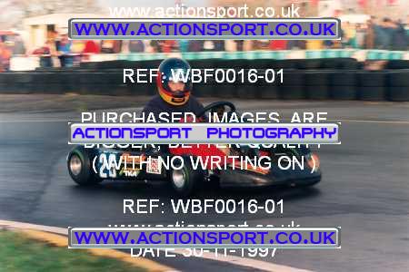 Photo: WBF0016-01 ActionSport Photography 30/11/1997 Dunkeswell Kart Club _2_JuniorTKM #26