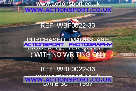 Photo: WBF0022-33 ActionSport Photography 30/11/1997 Dunkeswell Kart Club _2_JuniorTKM #35