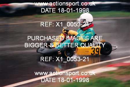 Photo: X1_0053-21 ActionSport Photography 18/01/1998 Buckmore Park Kart Club _2_Cadets #39